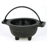 Pentagram Cauldron for Rituals