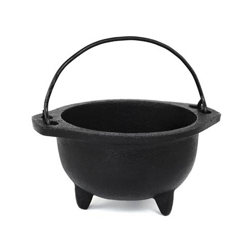 6" Cast Iron Cauldron Magic Tool