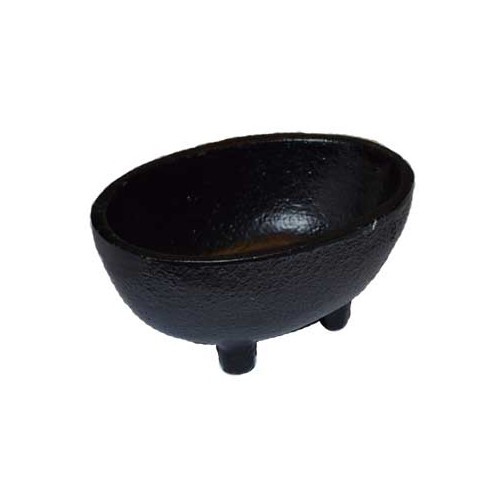 Oval Cast Iron Cauldron for Rituals