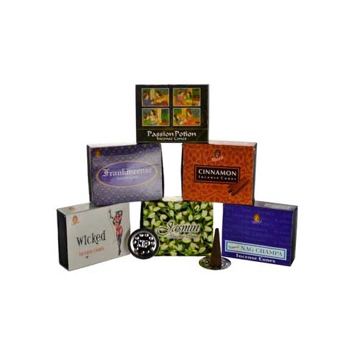 Myrrh Kamini Incense Cones for Meditation