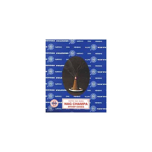 Nag Champa Incense Cone Pack - 12 Cones