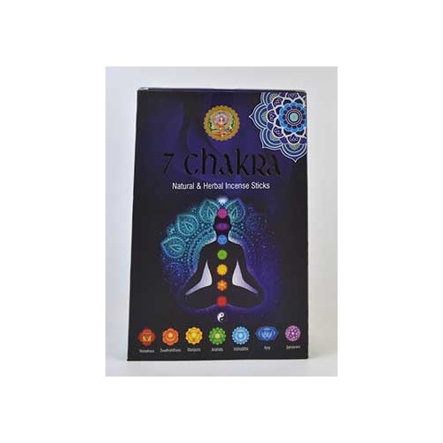 Set of 7 Chakra Incense Sticks Spiritual Aromatherapy