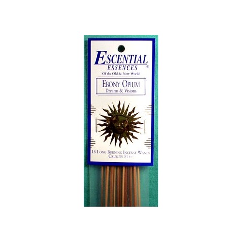 16 Pack Ebony Opium Essential Incense Sticks