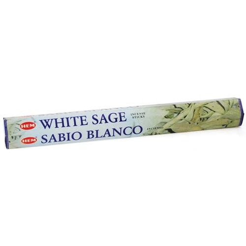 20 Pack White Sage HEM Stick for Cleansing