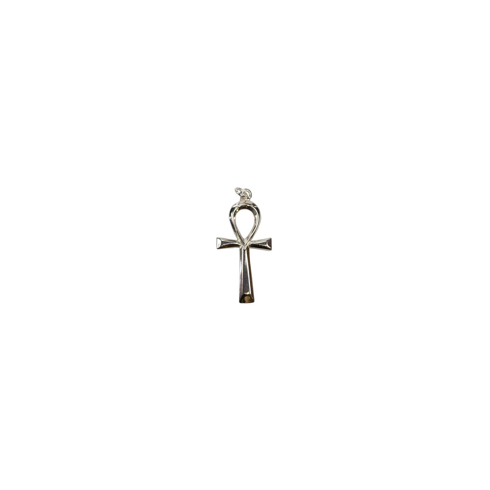 1 1/2" Sterling Silver Ankh Pendant for Jewelry