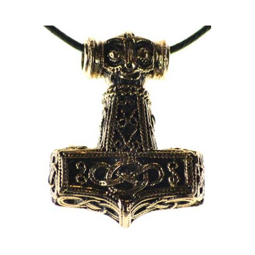 Thor's Hammer Pendant in Durable Bronze