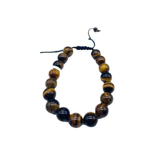 10mm Adjustable Tiger Eye Bracelet