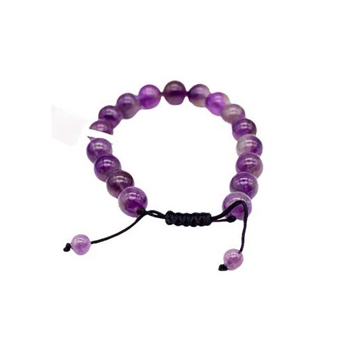 10mm Amethyst Bracelet