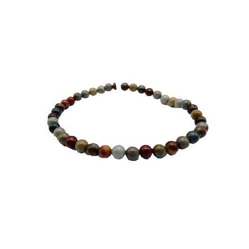 4mm Ocean Jasper Stretch Bracelet for Healing