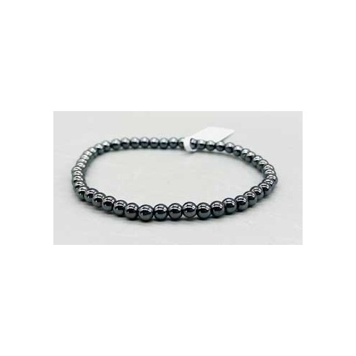 4mm Hematite Bracelet for Grounding