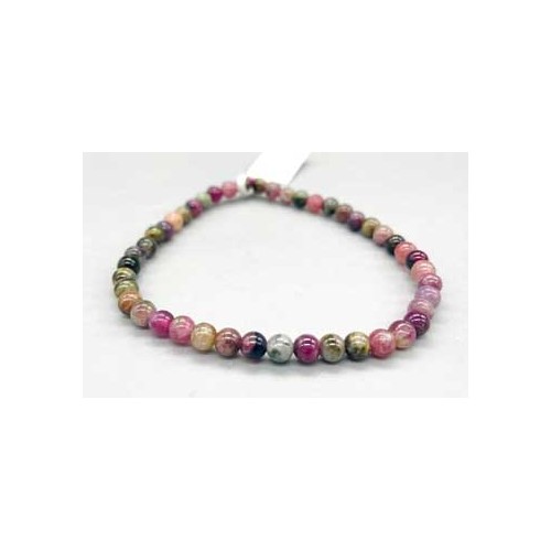 4mm Rainbow Tourmaline Protection Bracelet