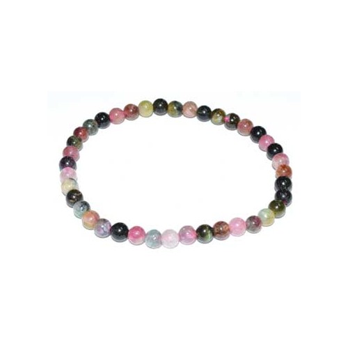 Pink Mix Tourmaline Bracelet 5-7mm