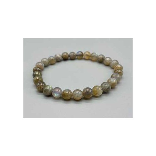 6mm Blue Labradorite Bracelet Intuition