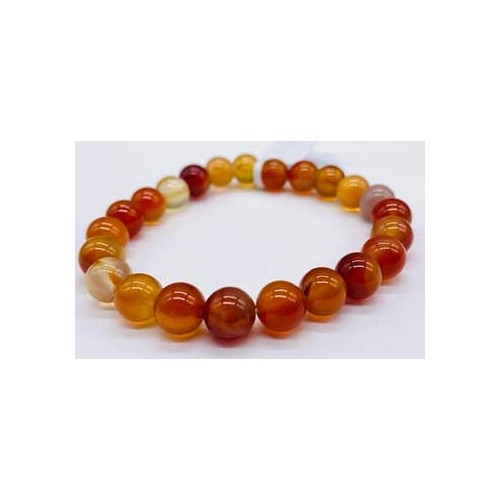 8mm Red Agate Bracelet