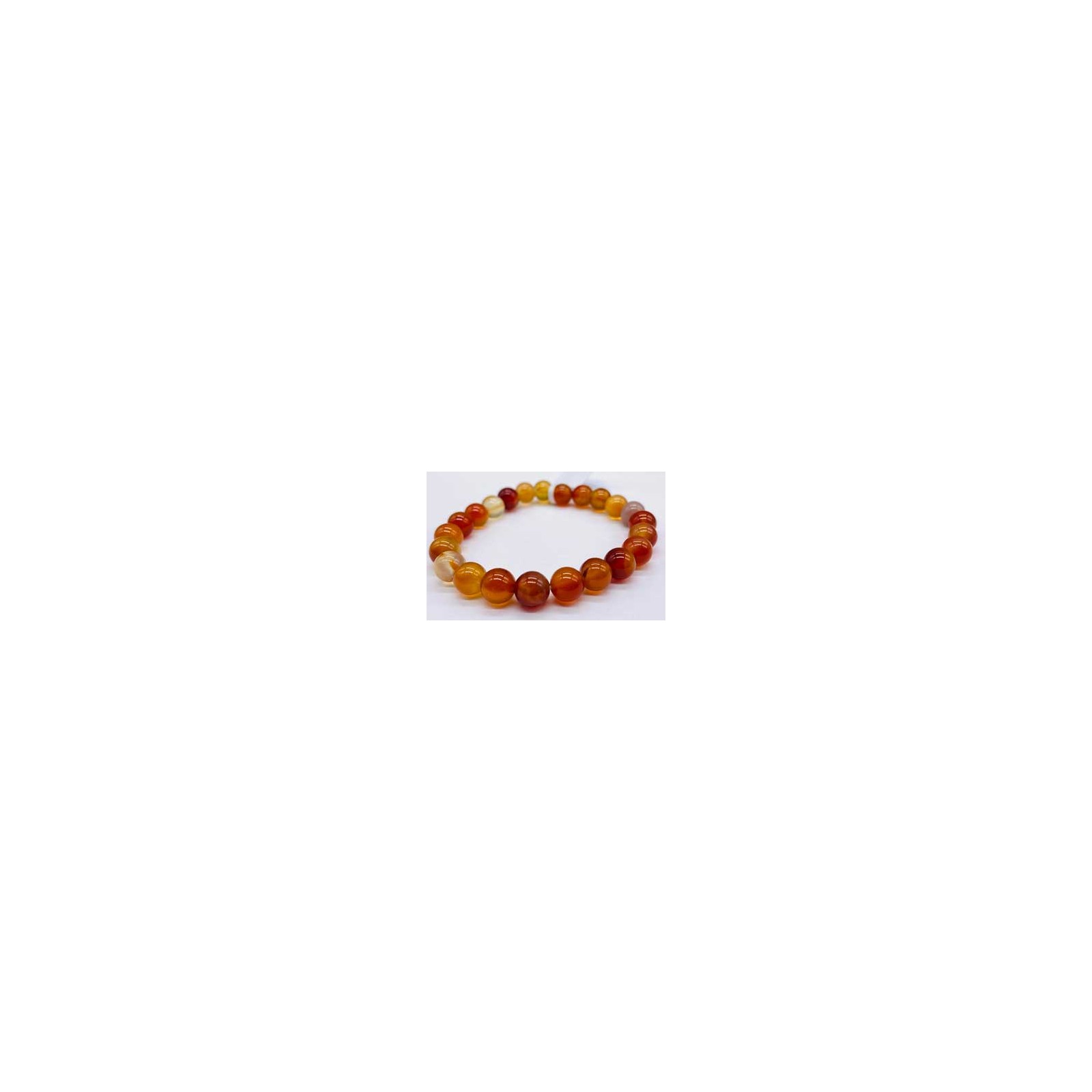 8mm Red Agate Bracelet