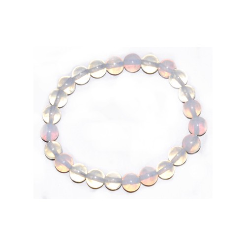 8mm Opalite Beaded Bracelet