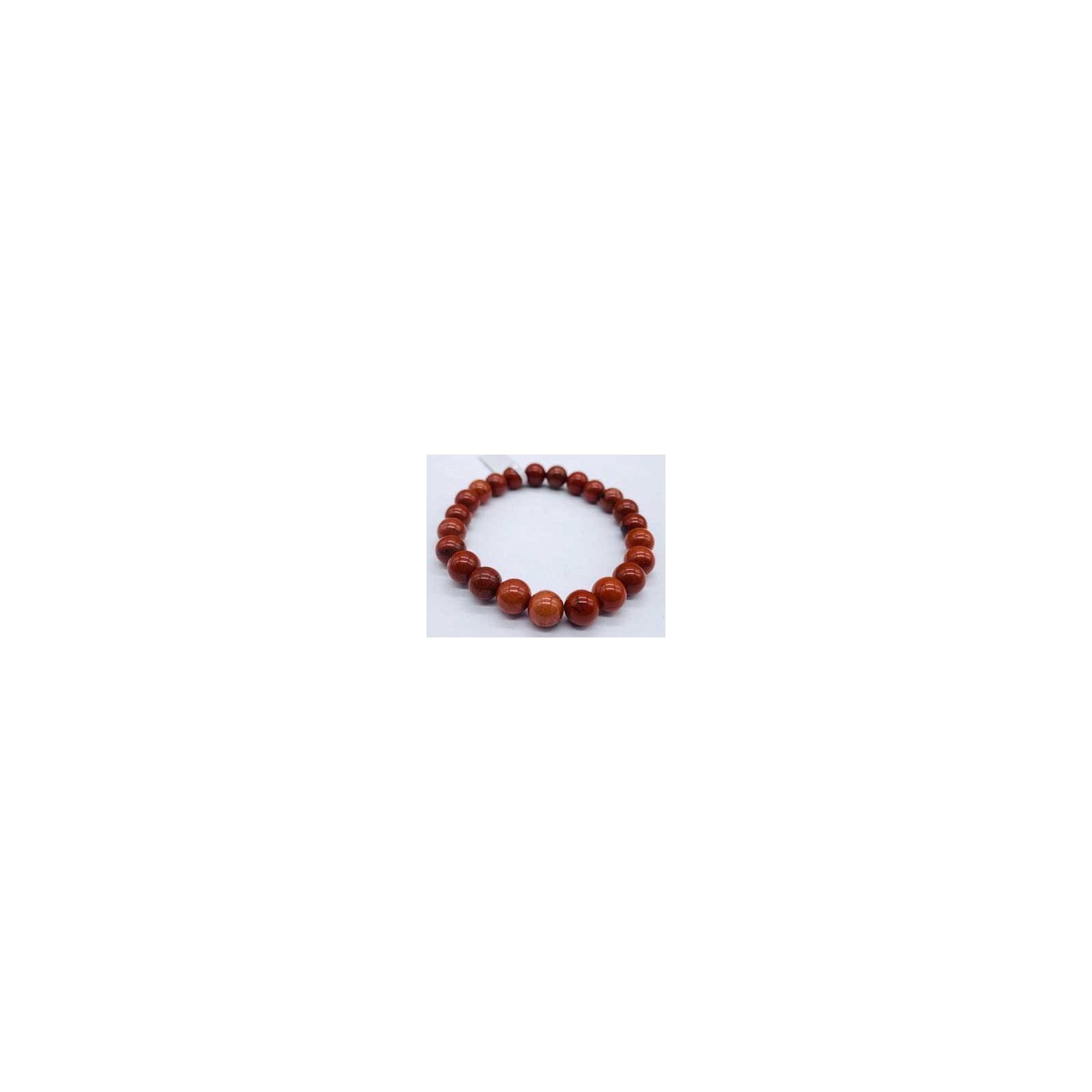 Pulsera de Jaspe Rojo de 8mm - Energía Natural