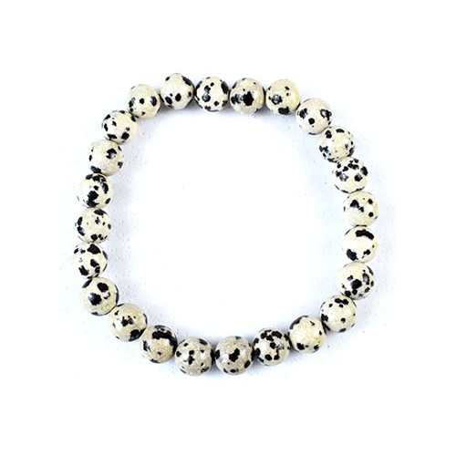 8mm Dalmatian Jasper Healing Bracelet