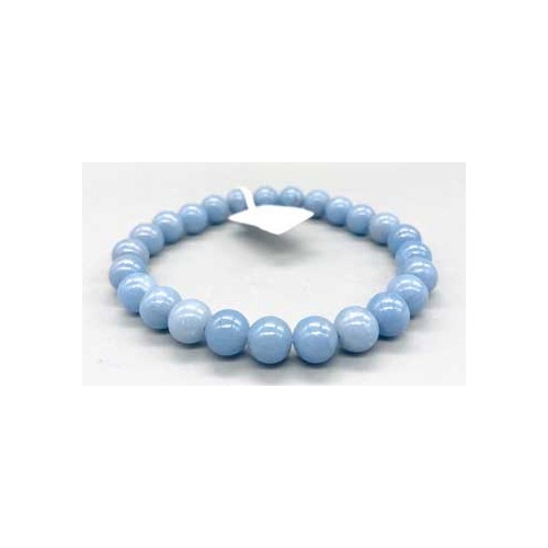 8mm Angelite Bracelet - Calming Energy