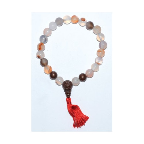 Dendric Agate Tassel Bracelet for Self-Confidence