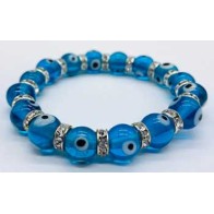 Aqua Evil Eye Protection Bracelet