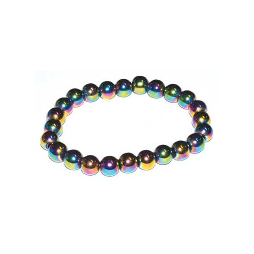 Rainbow Hematite Bracelet Energy and Calm