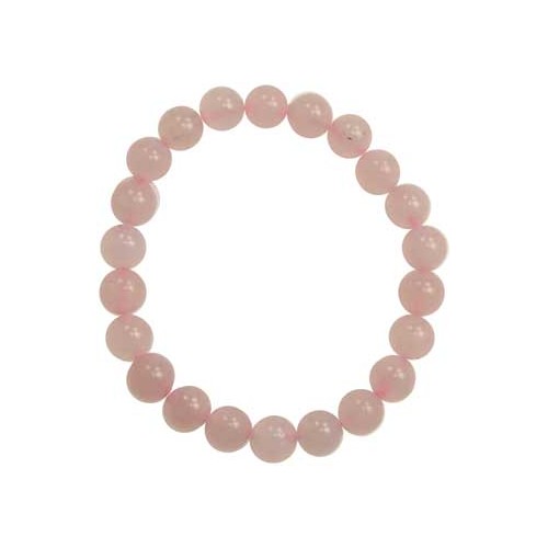 Rose Quartz Bracelet 8mm - Emotional Healing Accessory