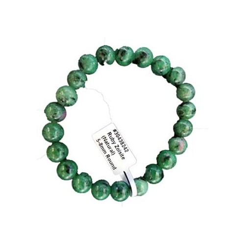 Ruby Zoisite Bracelet for Love and Confidence