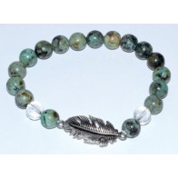 8mm Turquoise and Quartz Bracelet for Transformation