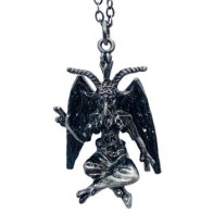 Collar Detallado de Baphomet para Estilo Esotérico