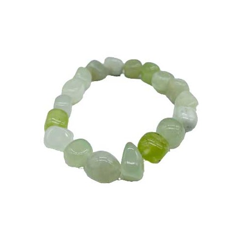 Serpentine Nugget Bracelet for Inner Peace