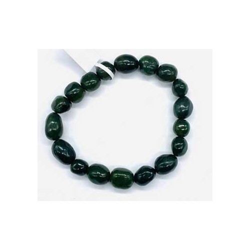 Pulsera de Nugget de Jade Nephrite para Confianza