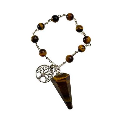 Tiger's Eye Pendulum Bracelet for Magic