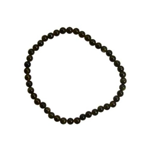 Black Obsidian Stretch Bracelet