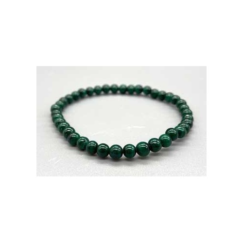 4mm Malachite Stretch Bracelet