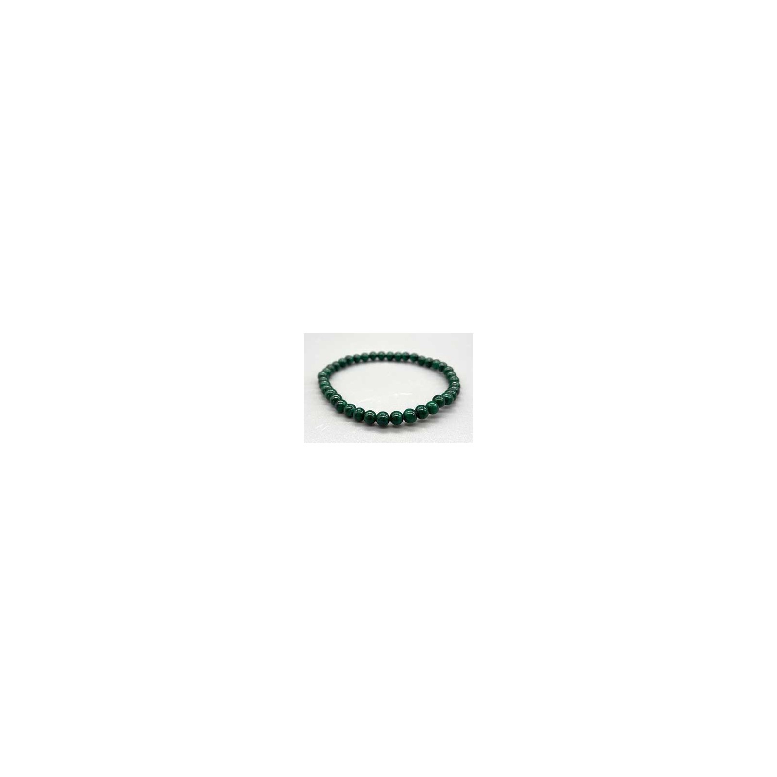 4mm Malachite Stretch Bracelet