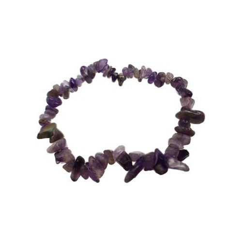 Amethyst Chip Bracelet