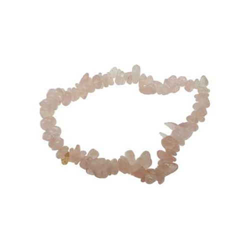 Rose Quartz Loving Energy Chip Bracelet