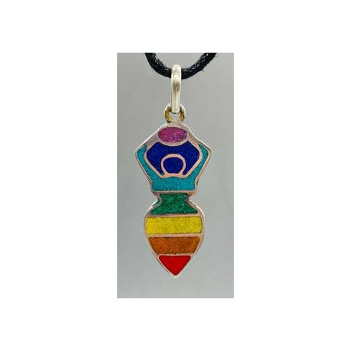 1 3/4" Chakra Goddess Pendant