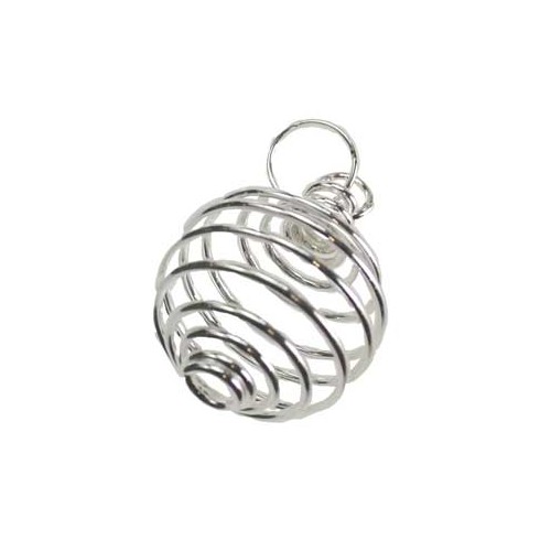 Silver Plated Coil Set of 24 for Charms