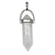 Double Terminated Quartz Pendant