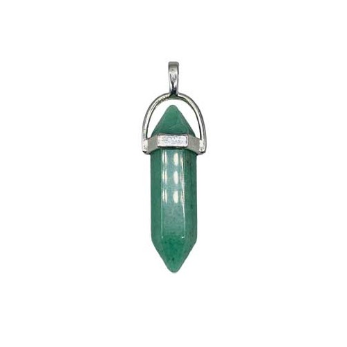 Double Terminated Jade Pendant for Healing Energy