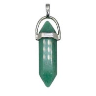 Double Terminated Jade Pendant for Healing Energy