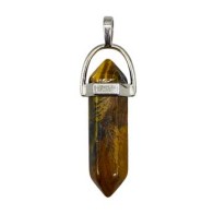 Tiger Eye Double Terminated Pendant