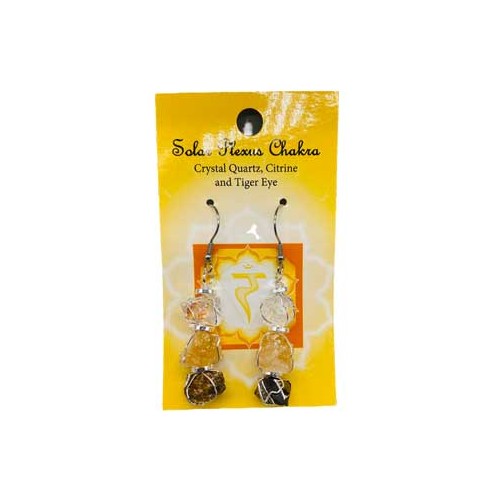 Solar Plexus Chakra Earrings for Confidence