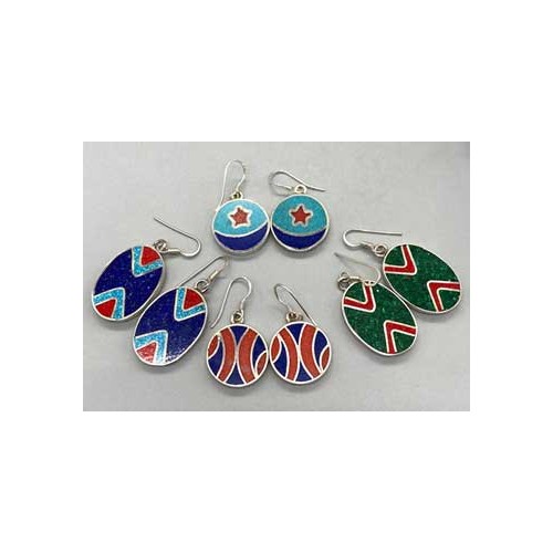 Unique Sterling Silver Inlay Earrings for Every Style