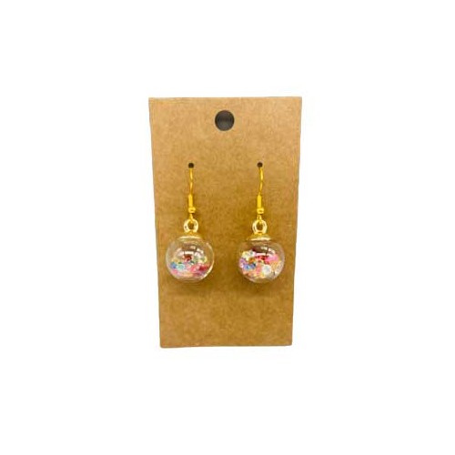 Colorful Ball Dangle Earrings for Women