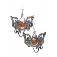 Ganesha Carnelian Earrings for Wisdom