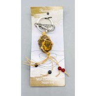 Self-Confidence Keychain Tiger Eye