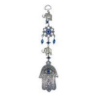 Evil Eye Hand Elephants Protector